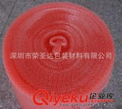 深圳防靜電紅色全新料汽泡卷片材泡泡膜十連排袋連體袋廠家批發(fā)原始圖片2