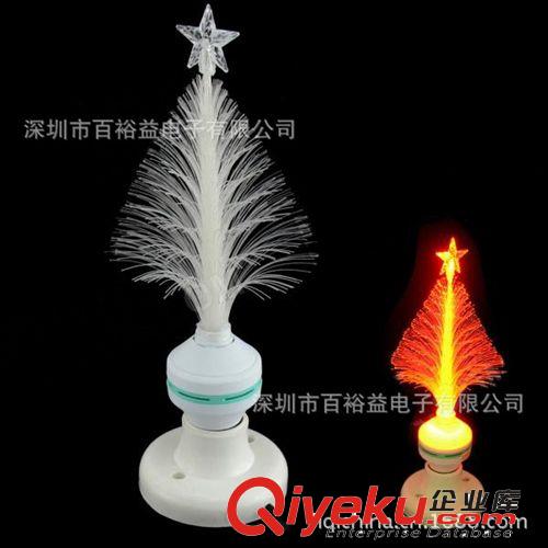 百裕益 E27圣誕樹 光纖花燈 墻壁走道燈 裝飾燈 禮品原始圖片2