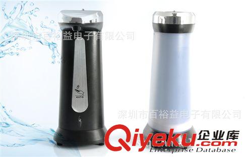2014深圳廠家現(xiàn)貨供應(yīng)廚衛(wèi)用品百裕益黑色無接觸全自動感應(yīng)皂液器原始圖片2