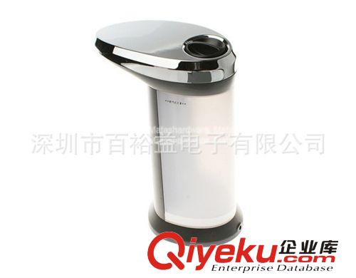 2014深圳廠家現(xiàn)貨供應(yīng)廚衛(wèi)用品百裕益黑色無接觸全自動感應(yīng)皂液器原始圖片3
