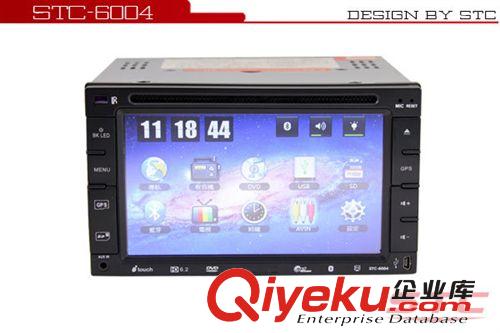安卓gps導航儀 車載DVD藍牙帶倒車后視汽車音響 STC-6004原始圖片2