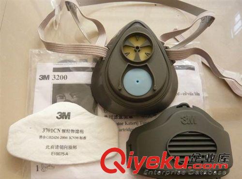 3M3200防塵面具口罩/活性炭pm2.5面罩 工業(yè) 粉塵|防毒 3501CN原始圖片2