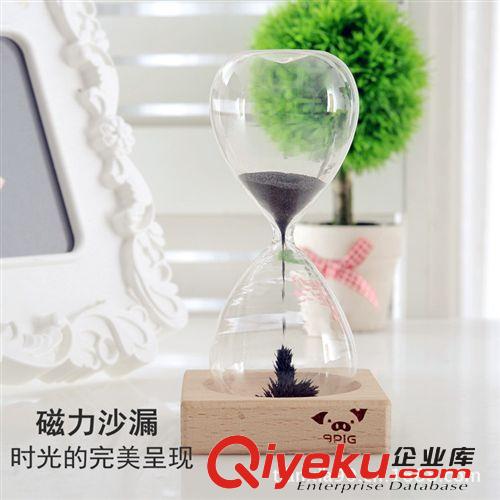 Magnet Hourglass創意玻璃磁力沙漏原始圖片2