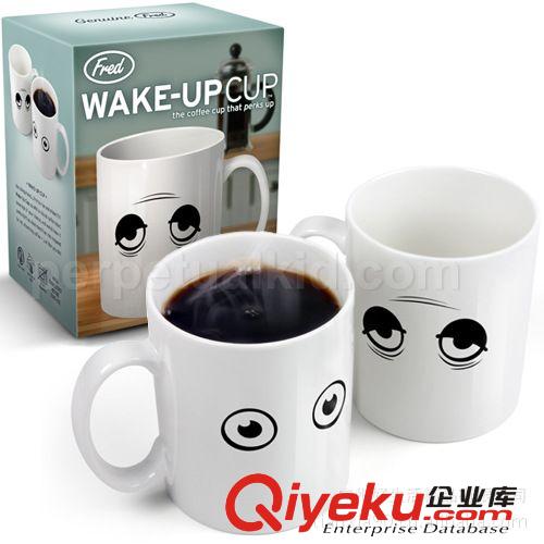 大陸{dj2}sf美國wake-up cup剛睡醒的眼睛變色杯