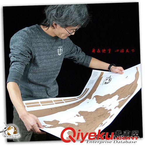 好格極廠家直銷 Scratch Map刮刮世界地圖 出口外貿(mào)/旅行必備原始圖片2