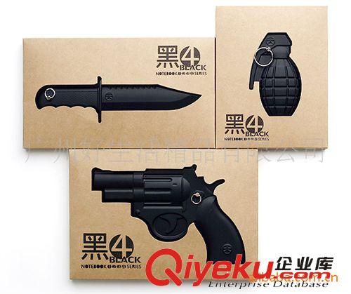 原創(chuàng)黑4系列武器筆記本 手雷筆記本/記事本（AF-002K） 帶鑰匙圈原始圖片2