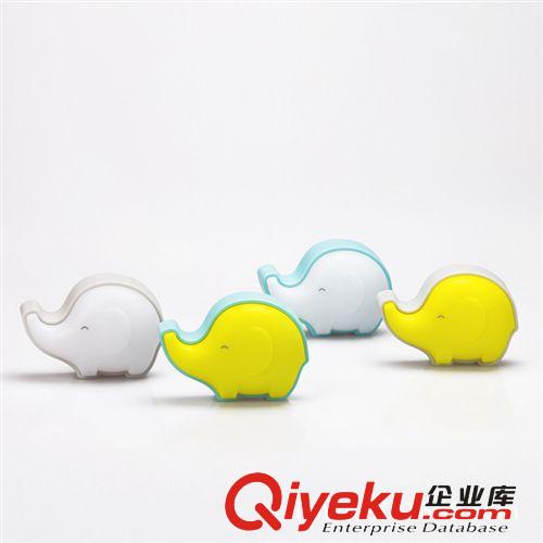 萌小象聲光控感應燈 智能卡通插電壁燈 LED小夜燈+睡眠小夜燈原始圖片2