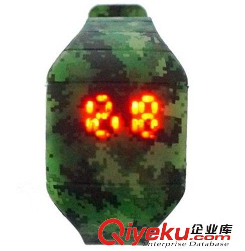 供應(yīng)低價(jià)LED燈硅膠電子手表超薄觸摸屏led禮品碗表手表原始圖片3