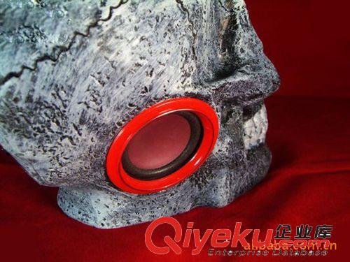 供應骷髏頭音響 創(chuàng)意個性插卡播放器 FM調(diào)頻 多功能音響 禮品原始圖片2