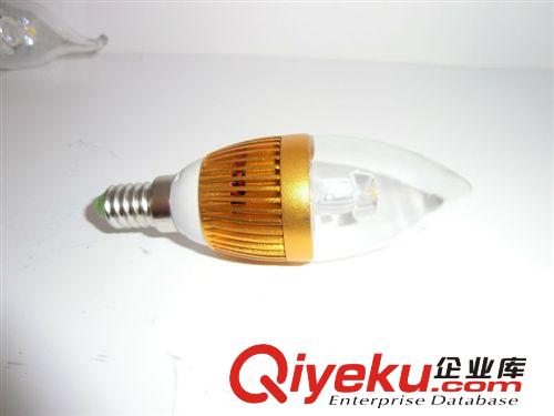 大功率LED蠟尾泡  3wLED尖泡 E14/E27尖泡原始圖片2