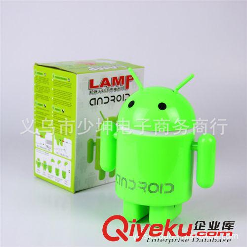 廠家直銷 安卓充電小臺燈 LED臺燈 創意小臺燈 機器人LED充電臺燈原始圖片2