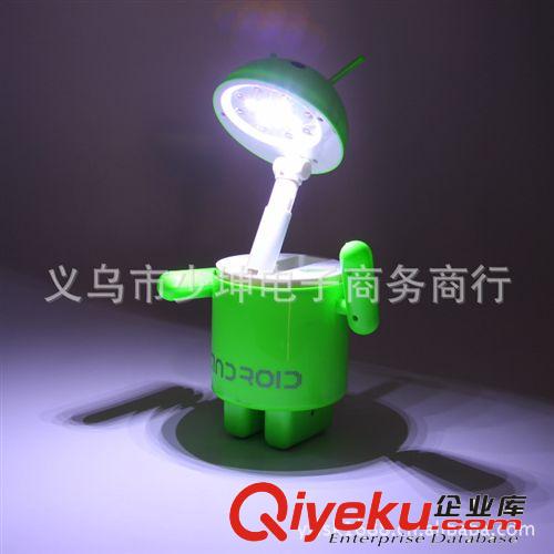 廠家直銷 安卓充電小臺燈 LED臺燈 創意小臺燈 機器人LED充電臺燈原始圖片3
