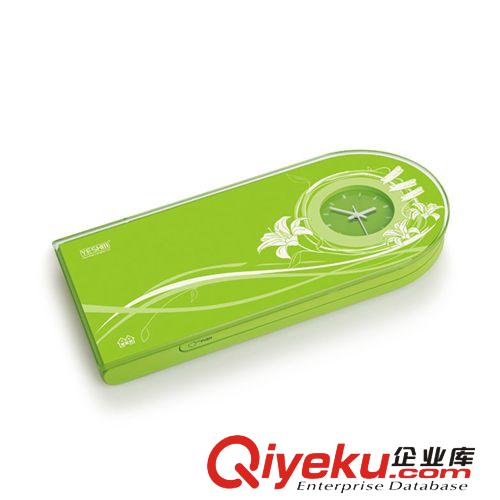 YESHM永衡 供應 廠家 健康秤 帶時鐘電子秤 創(chuàng)意禮品 定制原始圖片2