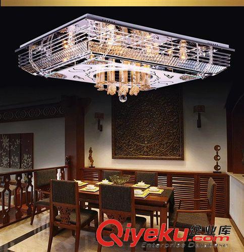 品牌燈飾直供客廳水晶燈現(xiàn)代LED水晶燈平板低壓水晶燈贈(zèng)遙控一件原始圖片3