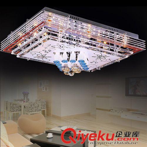 家用燈具水晶燈9002 現代簡約led吸頂燈長方形 客廳燈臥室燈