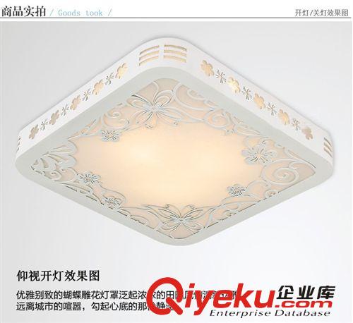 木藝吸頂燈  led臥室吸頂燈  節(jié)能吸頂燈 創(chuàng)意吸頂燈原始圖片2