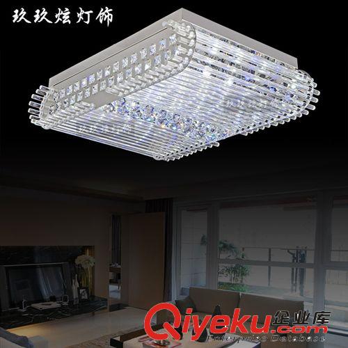 玖玖炫LED客廳燈 長方形水晶燈 餐廳燈具 臥室燈飾 客廳吸頂燈原始圖片3