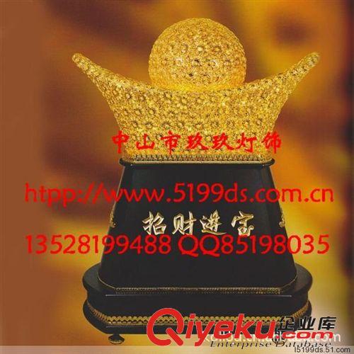 批發供應水晶工藝落地燈中山廠家批發金元寶燈qcjb燈原始圖片2