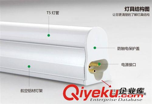 LEDT5一體化燈管   T5節能燈管  日光燈廠家直銷原始圖片3