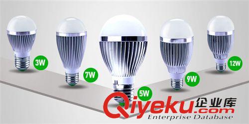 LED球泡燈 LED燈泡3W 5W 7W 9W 12W 15W  LED節(jié)能燈泡 球泡燈原始圖片2