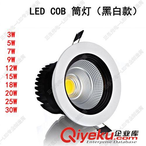 LED筒燈3W5W7W9W12W 防霧護(hù)眼COB筒燈原始圖片3