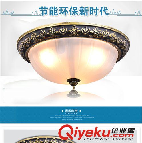古鎮(zhèn)照明燈具廠家直銷圓形印花吸頂燈適用于客廳臥室陽臺A23大原始圖片3