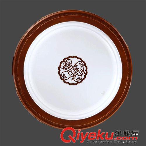 古韻唐風led臥室客廳酒樓工程飯店賓館圓形實木羊皮吸頂的款4015原始圖片3