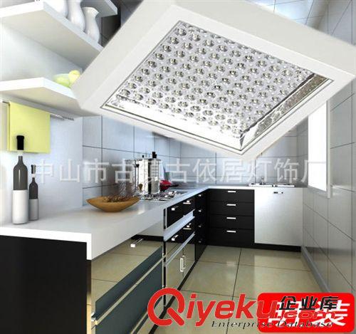 批發(fā)廚房燈飾浴室燈方形LED廚衛(wèi)燈臥室吸頂燈廠家和外殼配件c-01
