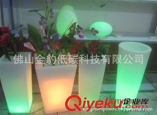 遙控變色太陽能LED發(fā)光花盆廠家原始圖片2