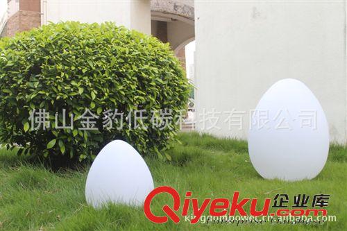 供應七彩LED園林草坪燈 防水戶外燈箱 滾塑LED 太陽能草坪燈原始圖片2