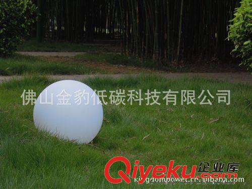 供應七彩LED園林草坪燈 防水戶外燈箱 滾塑LED 太陽能草坪燈原始圖片3