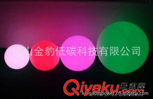 發(fā)光塑料球 LED七彩塑料漂浮球 滾塑PE塑料球 防水漂浮塑料球形燈原始圖片3