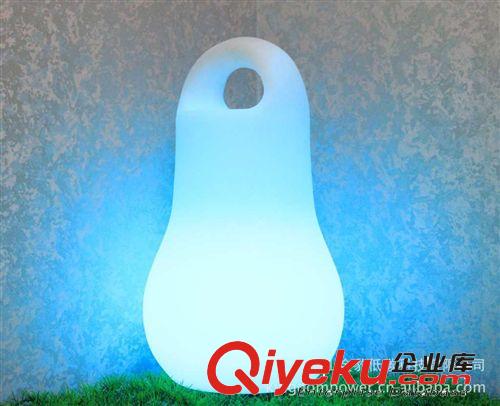 LED塑料手提燈 滾塑彩色手提燈飾 彩色可遙控鋰電子手提彩燈廠家