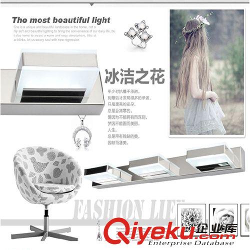 現(xiàn)代時尚l(wèi)ed鏡前燈鏡柜燈衛(wèi)生間浴室洗手間鏡燈簡約梳妝臺壁燈具原始圖片3