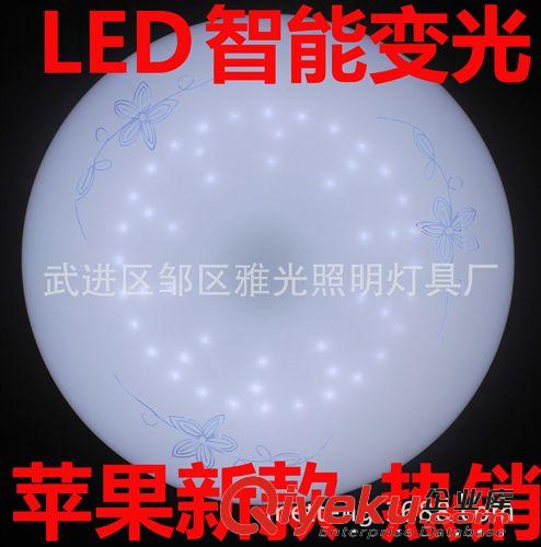 廠家直銷(xiāo)鋁邊拉絲LED吸頂燈雨點(diǎn)時(shí)尚燈具暖白光臥室客廳燈包郵