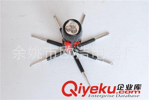 小額批發(fā)8合一螺絲刀 帶LED燈螺絲刀 螺絲刀批發(fā)原始圖片3