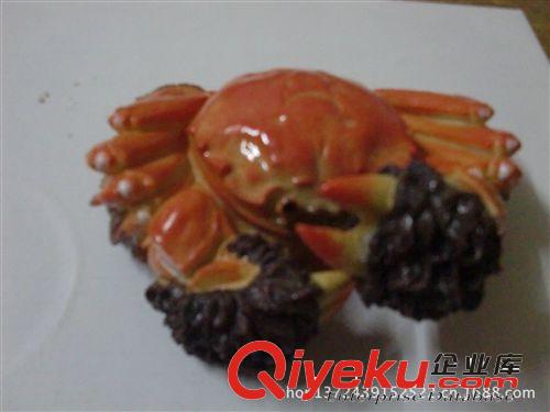螃蟹,gf真,煙缸,擺件,合為一體,螃蟹節(jié){zj0}禮品原始圖片2