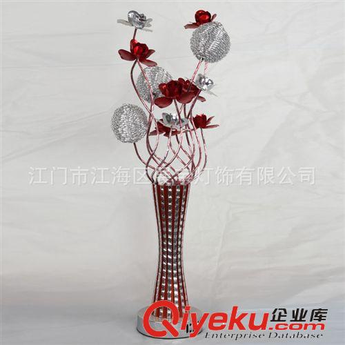 鋁線落地燈,環(huán)保鋁線工藝燈,創(chuàng)意花籃燈,臥室落地燈,客廳落地燈燈
