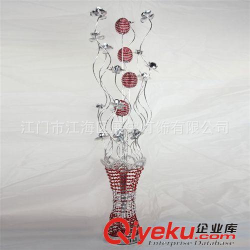 鋁線落地?zé)?環(huán)保鋁線工藝燈,創(chuàng)意花籃燈,臥室落地?zé)?客廳落地?zé)粼紙D片2