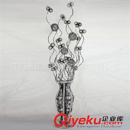鋁線落地?zé)?環(huán)保鋁線工藝燈,創(chuàng)意花籃燈,臥室落地?zé)?客廳落地?zé)粼紙D片2