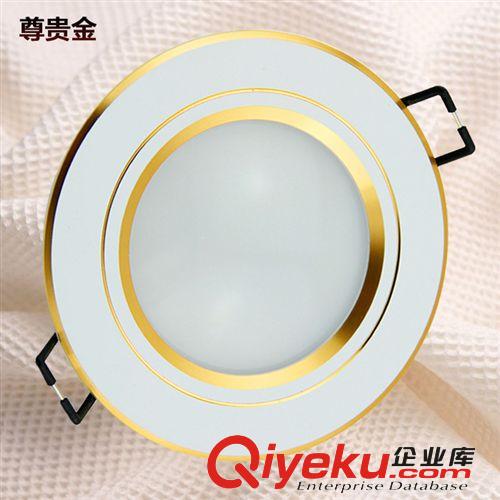 LED筒燈 2.5寸7-8CM開孔 全套 節(jié)能背景墻LED燈具防霧3W高亮原始圖片2