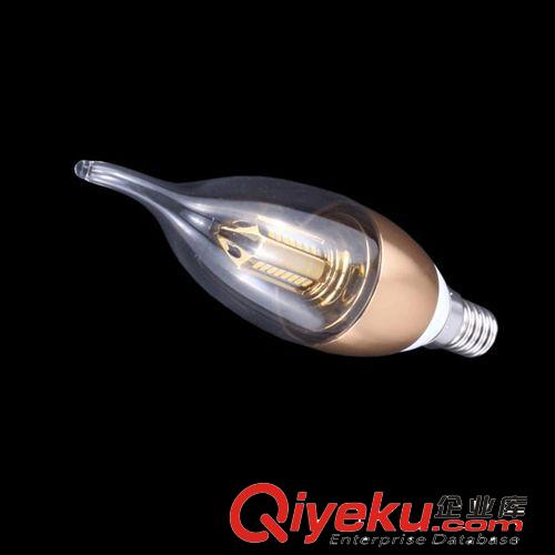 LED蠟燭燈5W 拉尾燈泡5W 水晶燈吊燈LED光源原始圖片3