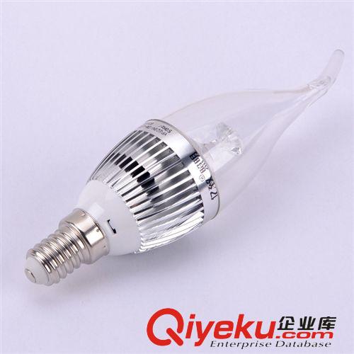 LED蠟燭燈 3W高質(zhì)蠟燭燈 拉尾蠟燭燈 E14小螺口 LED節(jié)能環(huán)保燈泡原始圖片3