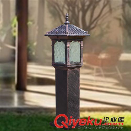 草坪燈花園燈 戶外燈草地燈別墅庭院燈壓鑄鋁防水室外復古立柱燈
