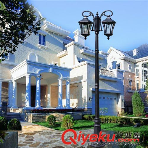 歐式庭院燈 園林景觀燈戶外高桿燈路燈小區(qū)庭院亮化工程燈別墅燈原始圖片2