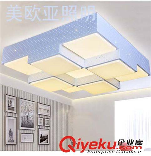 廠家直銷LED吸頂燈天空之城 客廳燈現(xiàn)代簡約長方形燈具 臥室燈飾