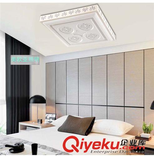 LED吸頂燈 現(xiàn)代鐵藝簡約方形吸頂燈 客廳燈 臥室廠家燈具批發(fā)原始圖片3