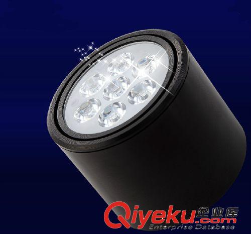 廠家直銷吸頂燈明裝筒燈LED3W5W7W超薄明裝純鋁可調角度射燈高亮原始圖片3