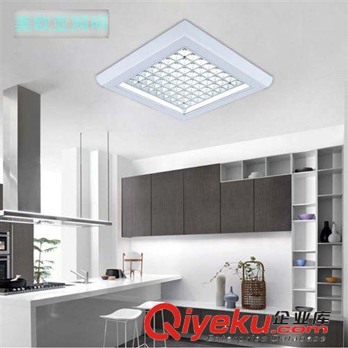 LED廚衛吸頂燈升級款2835LED面板燈平板燈led吸頂燈方形明裝