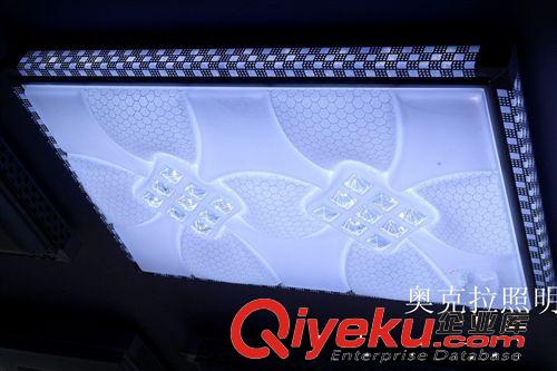 現代簡約燈 led平板鋁材鐵藝酒店臥室燈 客房燈 鐵藝燈 吸頂燈